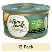 Purina Fancy Feast Medleys Wet Cat Food Chicken Spinach, 3 oz Can