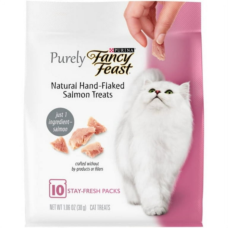 Fancy Feast Purely Natural Hand-Flaked Salmon Cat Treats Fancy Feast Purely Natural Hand-Flaked Salmon Cat Treats