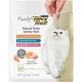 thumbnail image 1 of Purina Fancy Feast Purely, Lickable Wet Cat Treats, Variety Pack, (5) 10 ct Pouches, 1 of 9