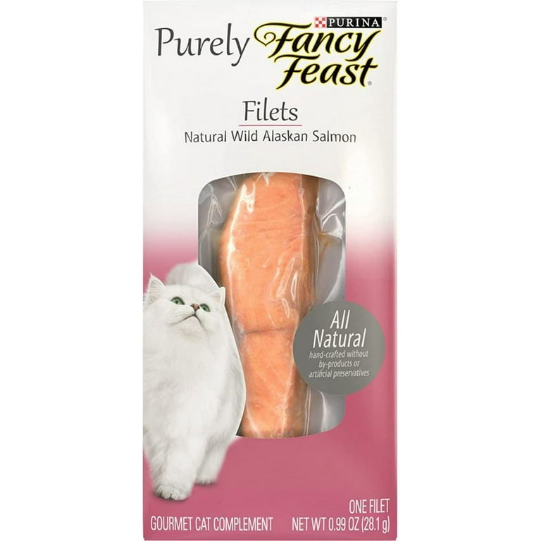 Fancy Feast Natural Grain-Free Purely Filets Natural Oceanfish Wet Cat Food Complement Fancy Feast Natural Grain-Free Purely Filets Natural Oceanfish Wet Cat Food Complement