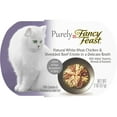 thumbnail image 1 of Purina Fancy Feast Purely Wet Cat Food Chicken Beef, 2 oz Trays (10 Pack), 1 of 8
