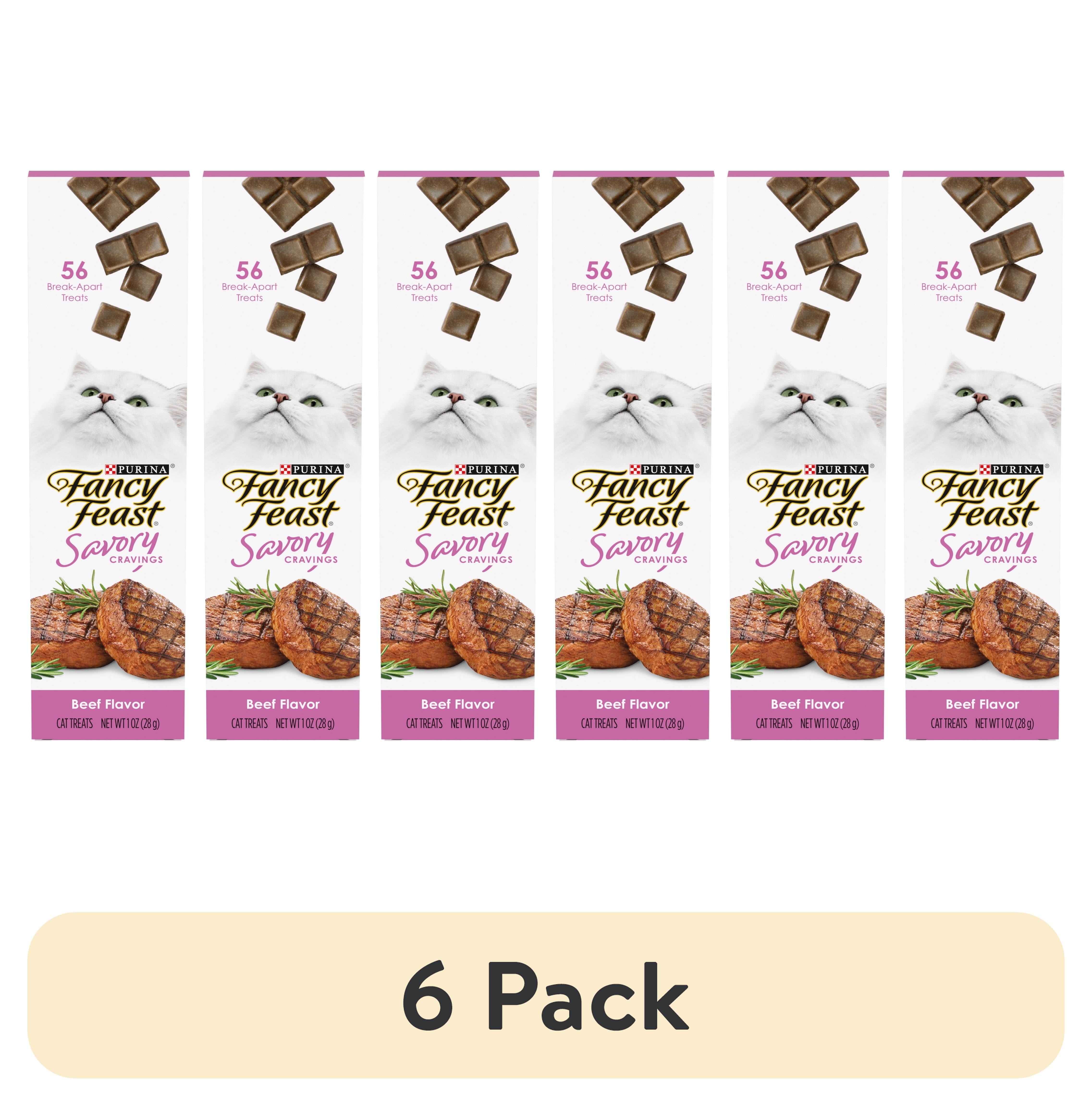 6 Pack Purina Fancy Feast Savory Cravings Soft Cat Treats Beef 1 6-pack-purina-fancy-feast-savory-cravings-soft-cat-treats-beef-1