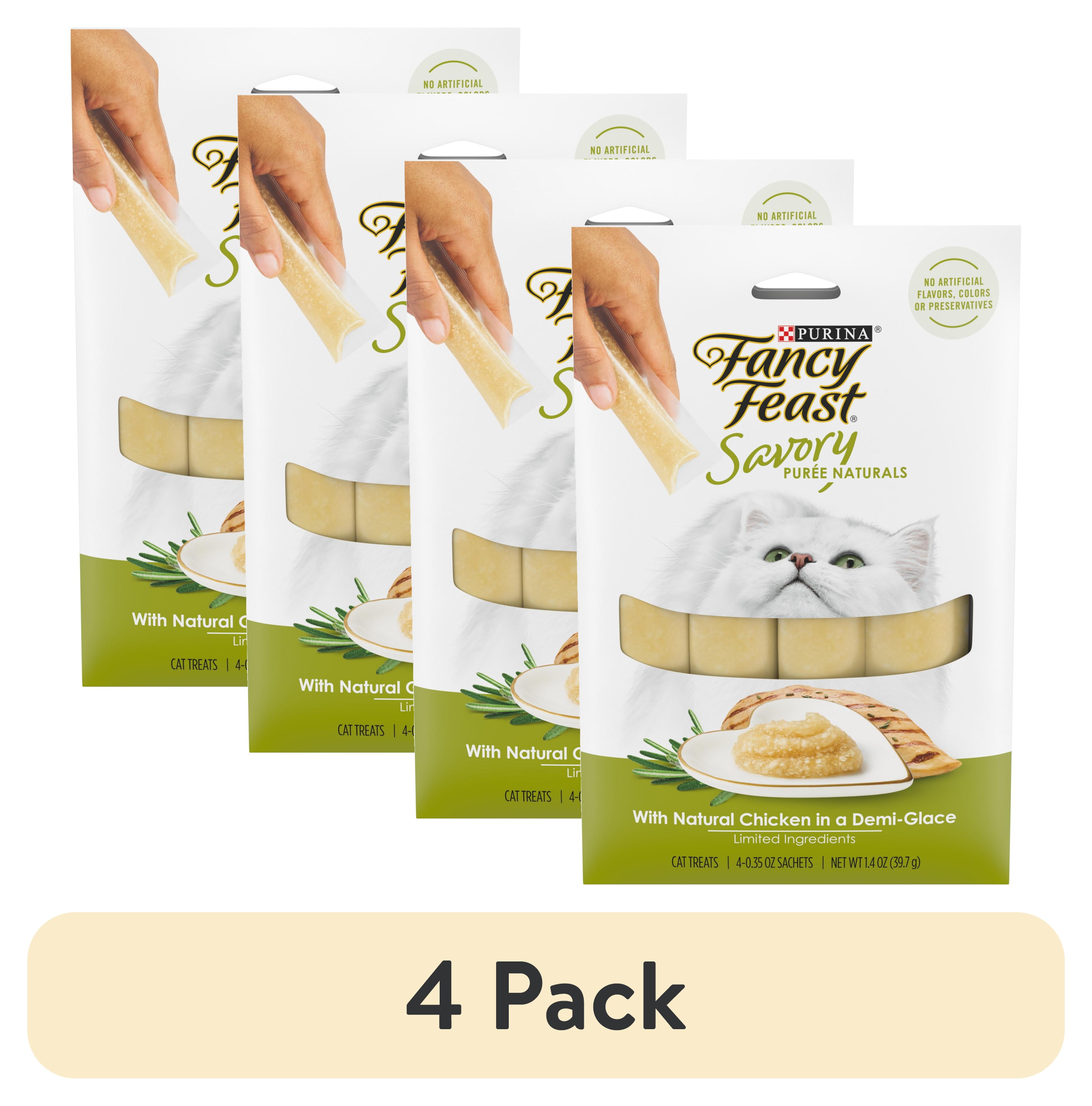 Find Your Perfect (4 pack) Purina Fancy Feast Savory Puree Naturals