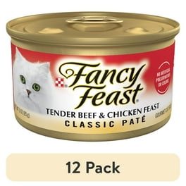 Fancy Feast Wet Cat Food Gravy Lovers Salmon Feast Seared Salmon Flavor 12 Cans Walmart