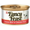 thumbnail image 1 of Purina Fancy Feast Tender Beef and Chicken Feast Classic Grain Free Wet Cat Food Pate (Pack of 8), 1 of 6