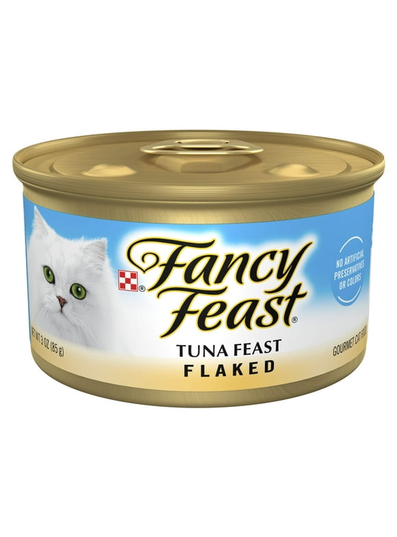 Purina Fancy Feast Wet Cat Food Flaked Tuna Feast - 3 oz. Can