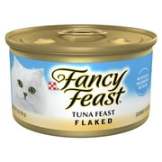Purina Fancy Feast Wet Cat Food Flaked Tuna Feast - 3 oz. Can