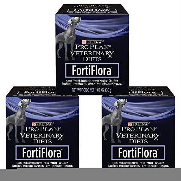 Purina Fortiflora Canine Nutritional Supplement Box 3 Pack 30gm 90 Count