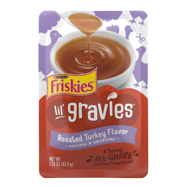 Purina Friskies Lil' Gravies Roasted Turkey Wet Cat Food