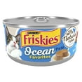 thumbnail image 1 of Purina Friskies Ocean Favorites Pate Tuna, Wet Cat Food, 5.5 oz Cans, 24 Pack, 1 of 10