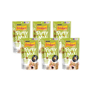 Purina Friskies Party Mix Cat Treats, Morning Munch Crunch with Egg, Bacon & Cheese Flavors, Bite-Sized Snacks for Cats, Helps Clean Teeth, 2.1 OZ Pouch (Pack of 6)