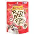thumbnail image 1 of Purina Friskies Party Mix Natural Yums Cat Treats, Salmon, (6) 6 oz Bags, 1 of 11