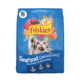 thumbnail image 1 of Purina Friskies Seafood Sensations Dry Cat Food Flavors of Salmon, Tuna, Shrimp and Seaweed, 16 lb Bag, 1 of 12