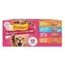 Purina Friskies Surfin' and Turfin' Variety Pack, Wet Cat Food, 5.5 oz Cans (48 Count)