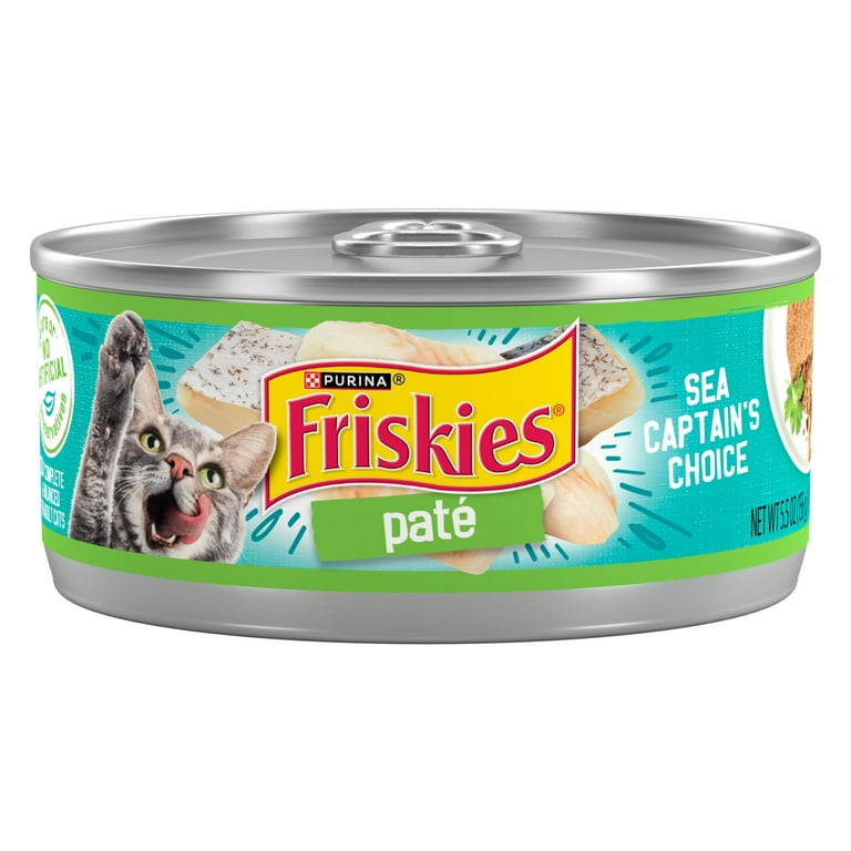 Friskies Pate Sea Captains Choice Canned Cat Food Friskies Pate Sea Captains Choice Canned Cat Food