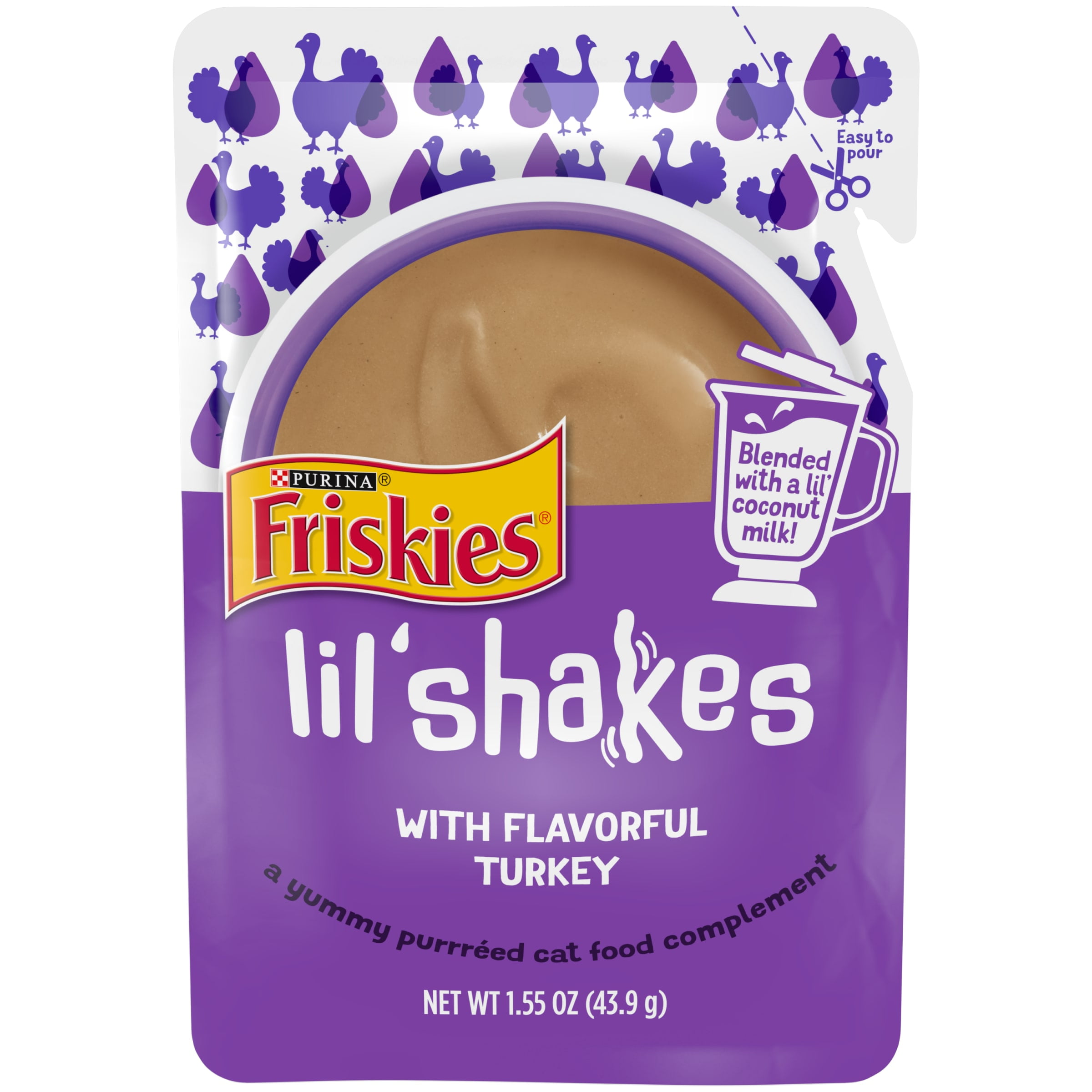 Purina Friskies Wet Puree Cat Food Topper Lil Shakes Flavorful purina-friskies-wet-puree-cat-food-topper-lil-shakes-flavorful