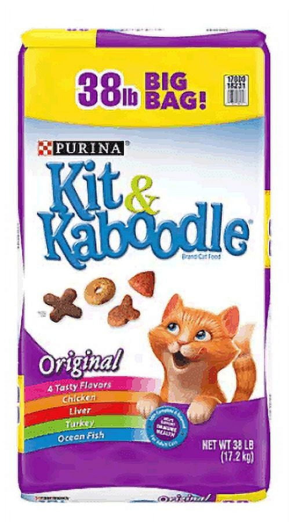 Purina Kit & Kaboodle Original Dry Cat Food, Chicken & Turkey Kibble (38 lbs.)