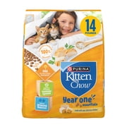 Purina Kitten Chow Year One Essentials with Real Chicken High-Protein Complete, 14 lb.
