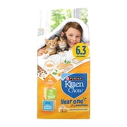 Purina Kitten Chow Year One Essentials with Real Chicken High-Protein Complete, 6.3 lb.