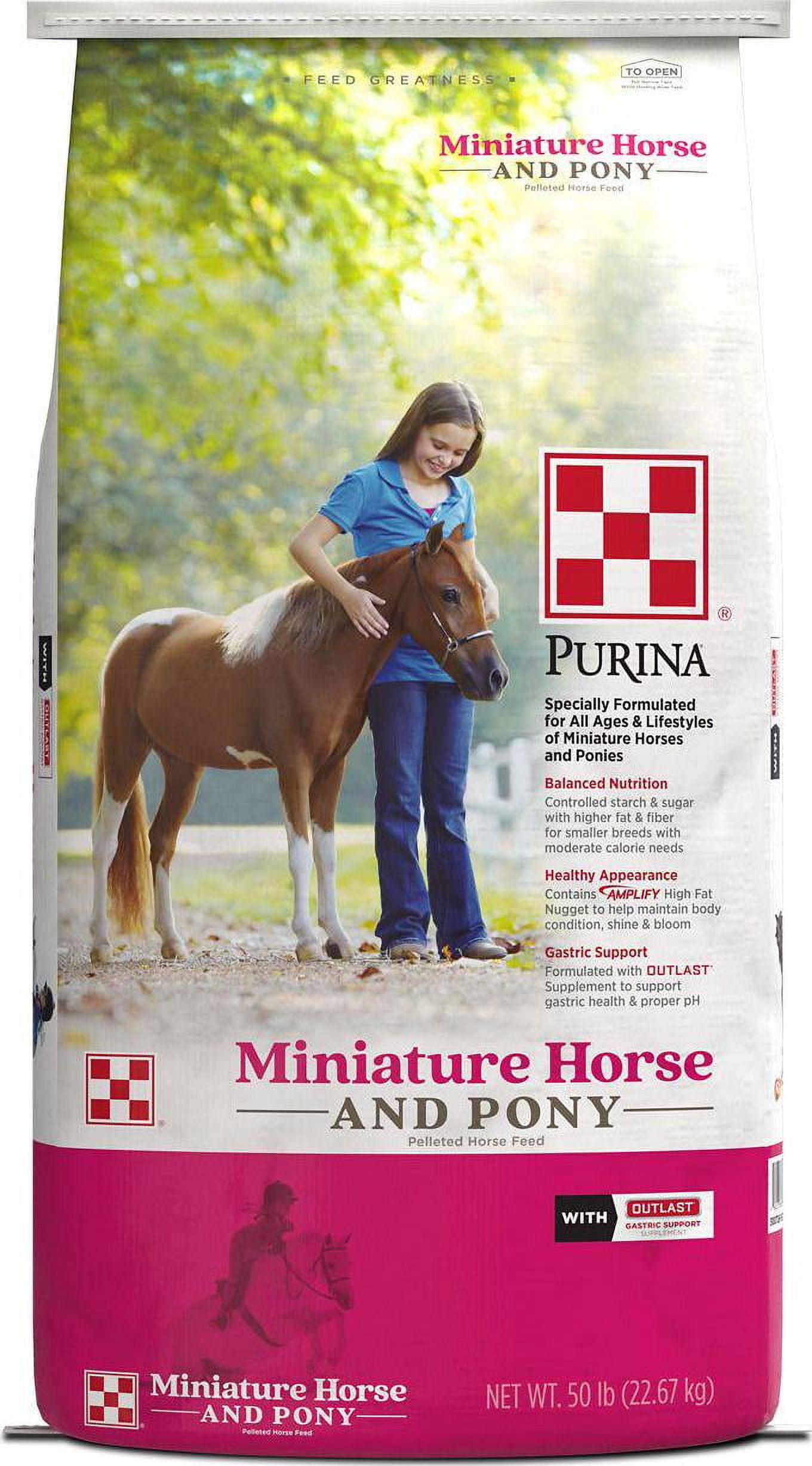 Purina Miniature Horse and Pony Feed, 50 lb. Bag