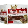 Purina Moist and Meaty STF9 Steak Flavor Soft Dog Food Pouches 36 ct