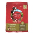Purina ONE High Protein Dry Dog Food, Lamb and Rice Formula, 8 lb Bag
