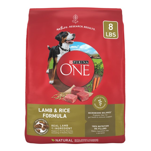 Purina ONE Dry Dog STF9 Food Lamb and Rice Formula 8 lb. Bag