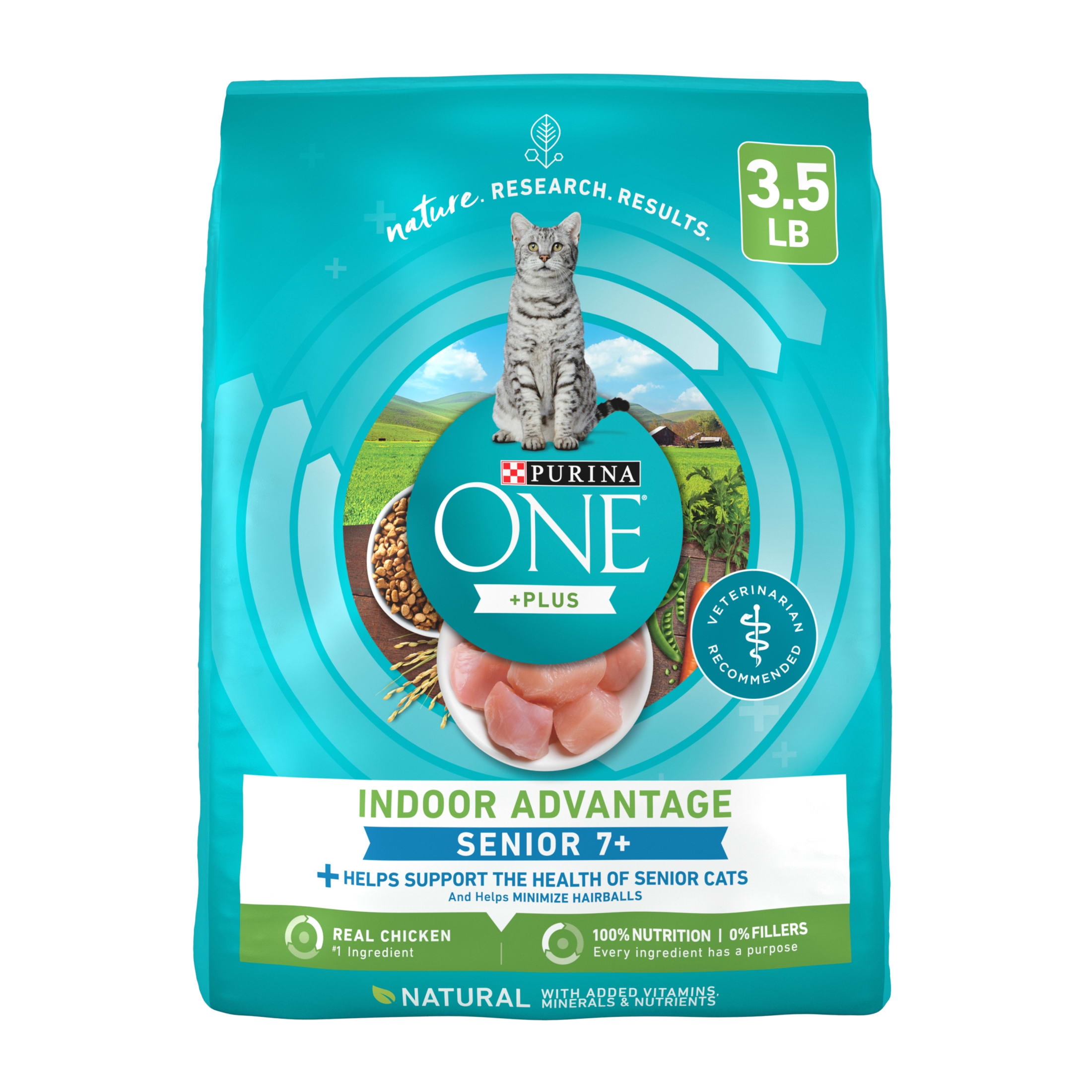 PURINA ONE2kg×2, BEAUTY pro1.5kg×3 Purina ONE Vibrant Maturity 7+, Natural Senior Dry Cat Food