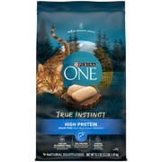 Purina ONE Natural, High Protein, Grain Free Dry Cat Food, True Instinct With Real Ocean Whitefish, 3.2 lb. Bag