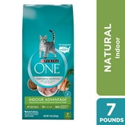 Purina ONE Natural, Low Fat, Weight Control, Indoor Dry Cat Food, +Plus Indoor Advantage, 7 lb. Bag