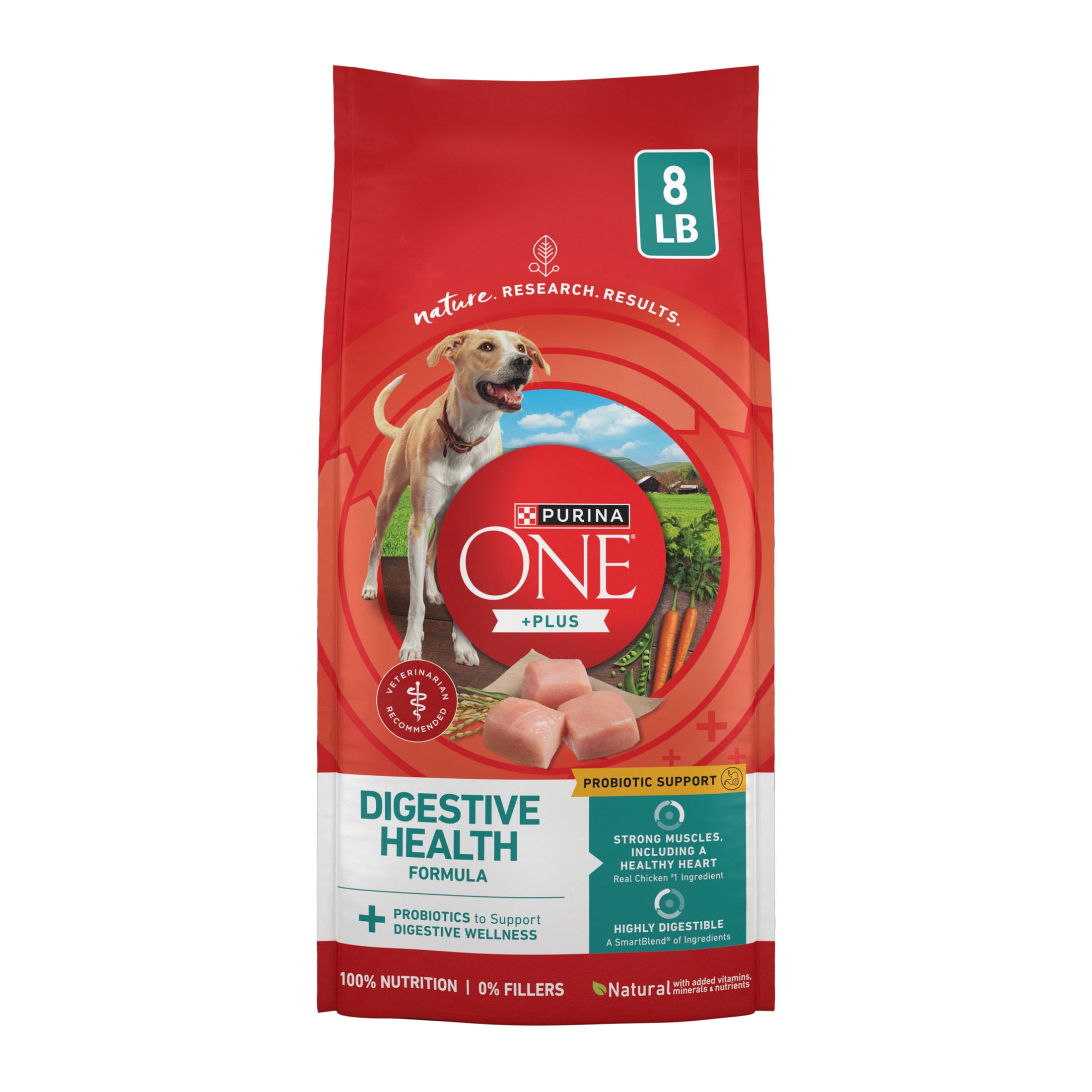 Purina One Plus Digestive Health Dry Dog Food with Added Vitamins