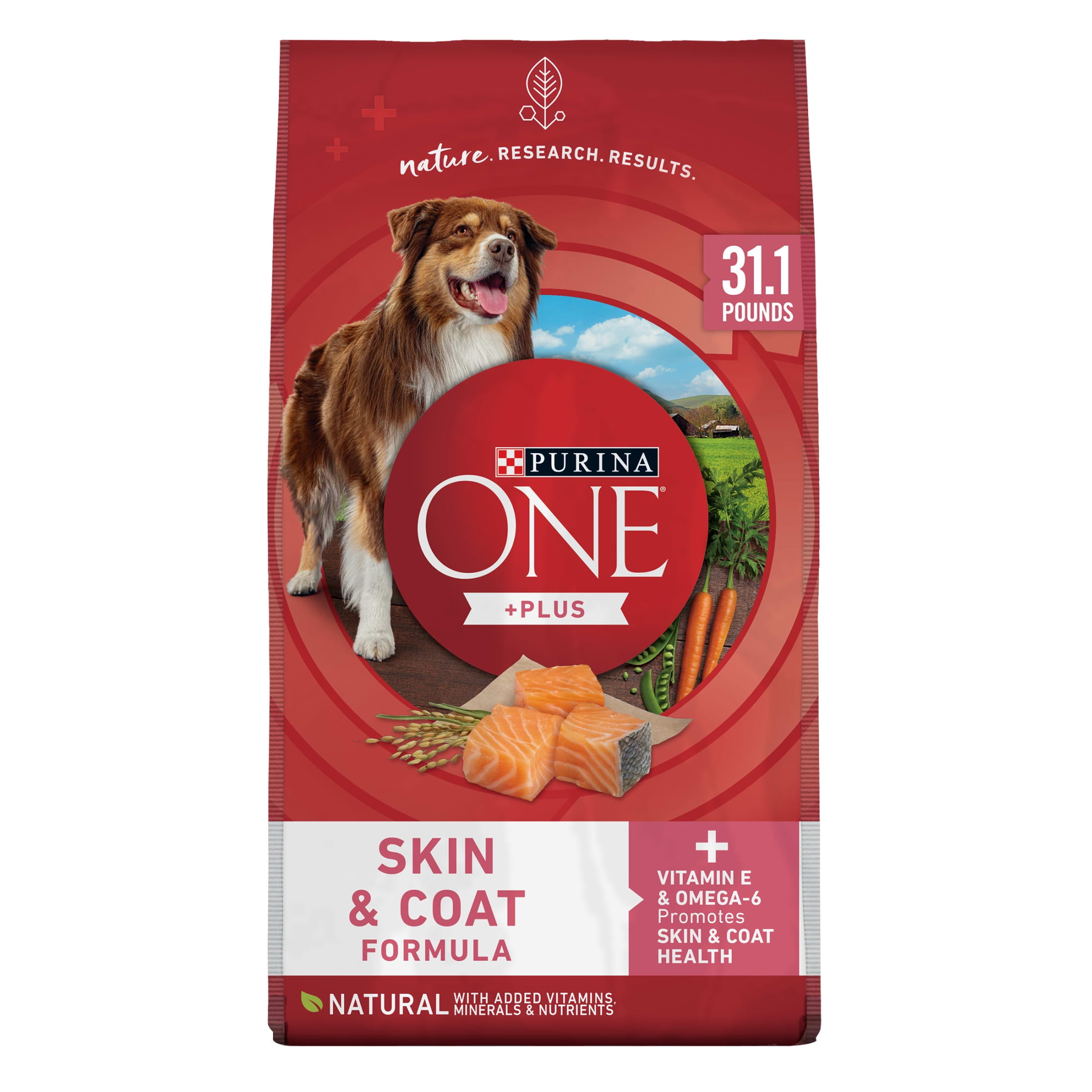 Purina ONE +Plus Adult Skin & Coat Formula Dry Dog Food Purina ONE +Plus Adult Skin & Coat Formula Dry Dog Food