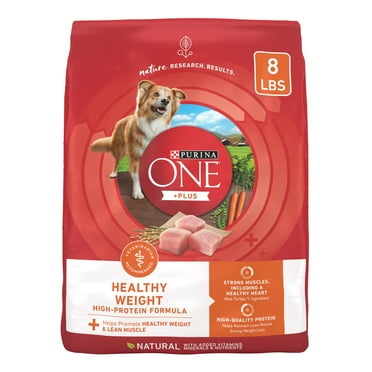 Purina ONE Plus Healthy Weight Dog Food Dry Formula, 8 lb Bag