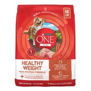 Purina One +Plus Dry Dog Food High Protein Healthy Weight, Real Turkey 40 lb Bag