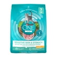 thumbnail image 1 of Purina ONE Plus, Sensitive Skin & Stomach, Dry Cat Food, Turkey, 7 lb Bag, 1 of 11