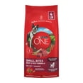 thumbnail image 1 of Purina ONE Small Bites Beef & Rice Flavor Dry Dog Food, 4 lb Bag, 1 of 11