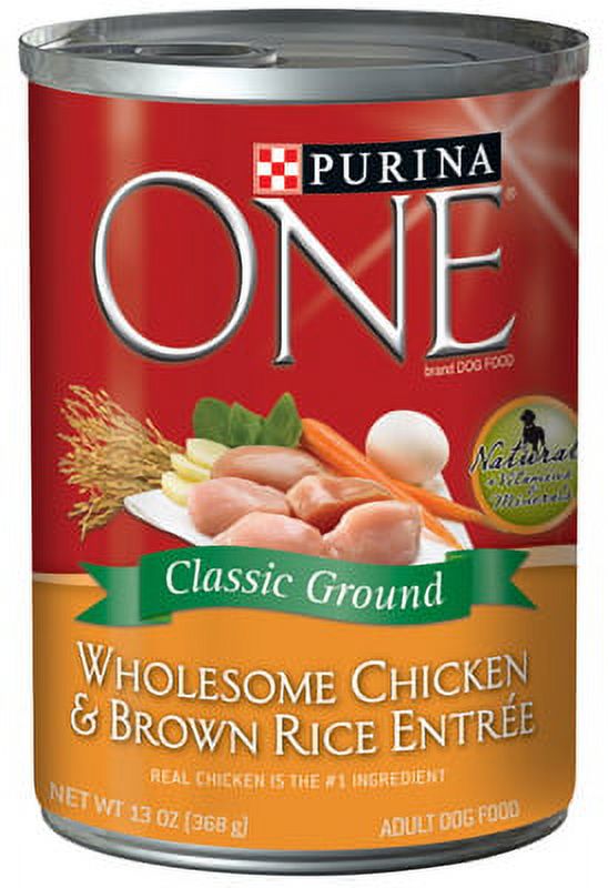 Purina ONE SmartBlend Classic Ground Chicken & Brown Rice Entree
