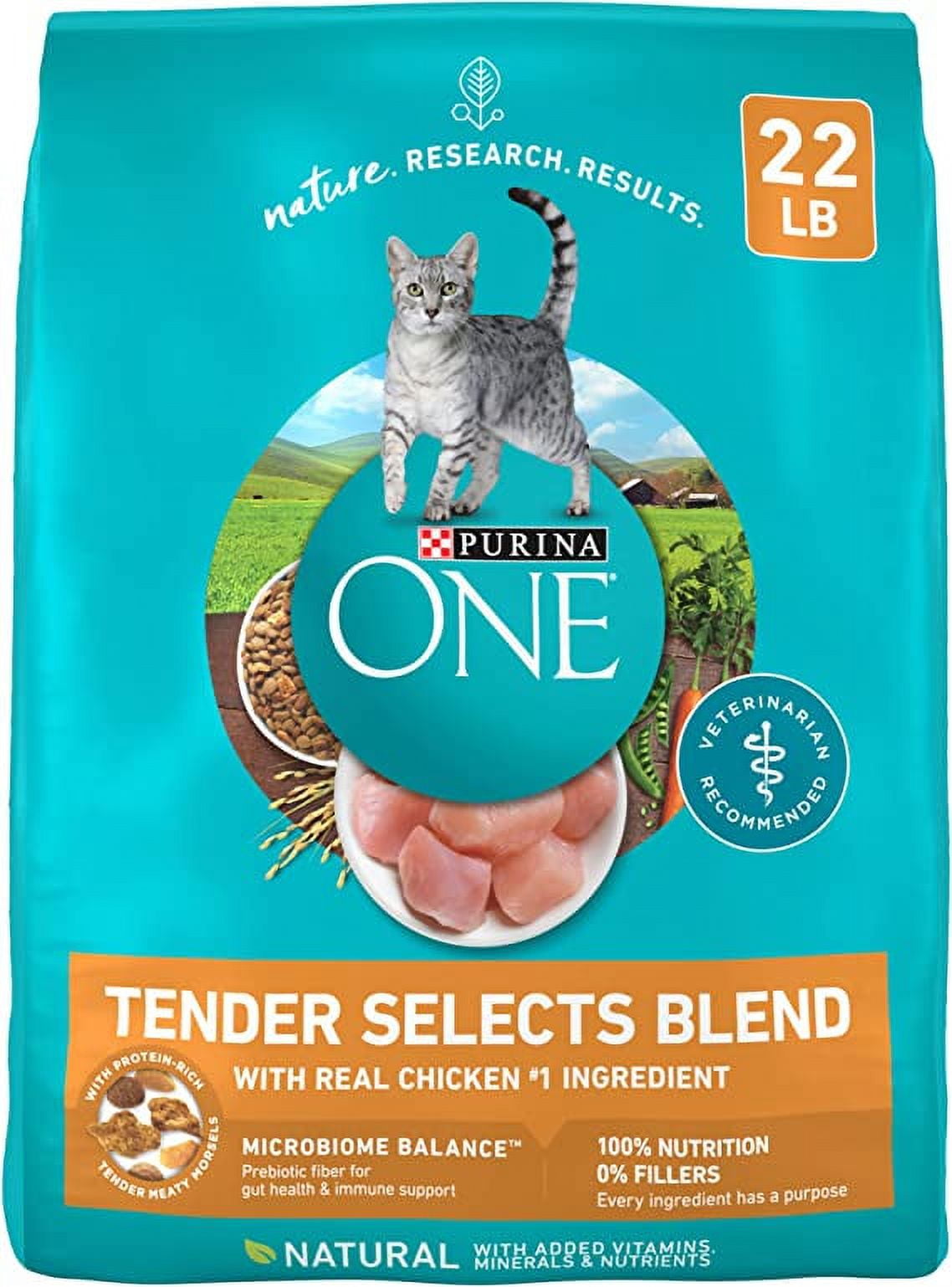Purina ONE Tender Selects Blend Adult Dry Cat Food