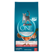 Purina ONE Tender Selects Blend With Real Salmon Digestive Care Natural Dry Cat Food, 7 lb. Bag