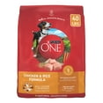 thumbnail image 1 of Purina One Dry Dog Food for Adult Dogs High Protein, Real Chicken & Rice, 40 lb Bag, 1 of 10