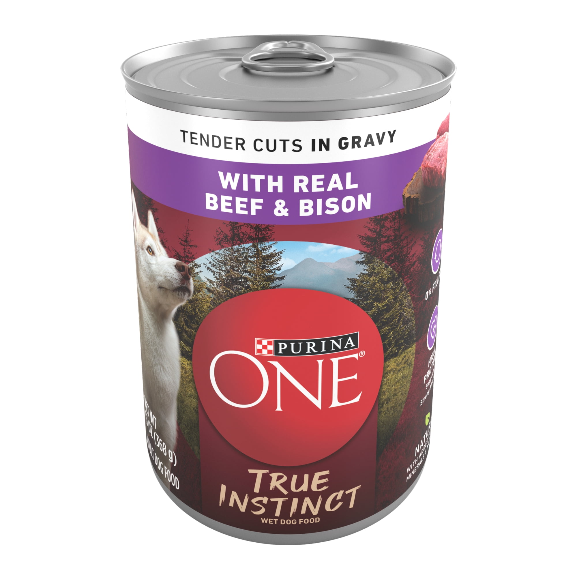 Purina One True Instinct Wet Dog Food, Tender Cuts in Gravy with Real