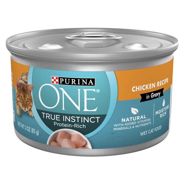 Purina One True Instinct Wet Cat Food Chicken, 3 oz Can
