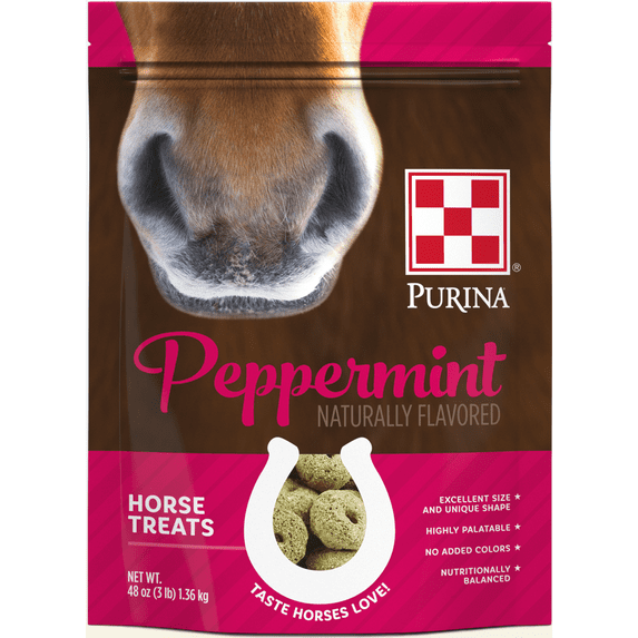 Purina Peppermint Horse Treats, 3 lbs
