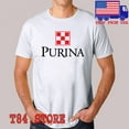 Purina Pet Food Supplies Men's White TShirt Size S to 5XL