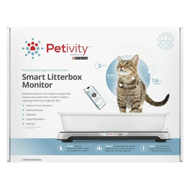 Purina Petivity Smart Litter Box Weight and Health Monitoring System