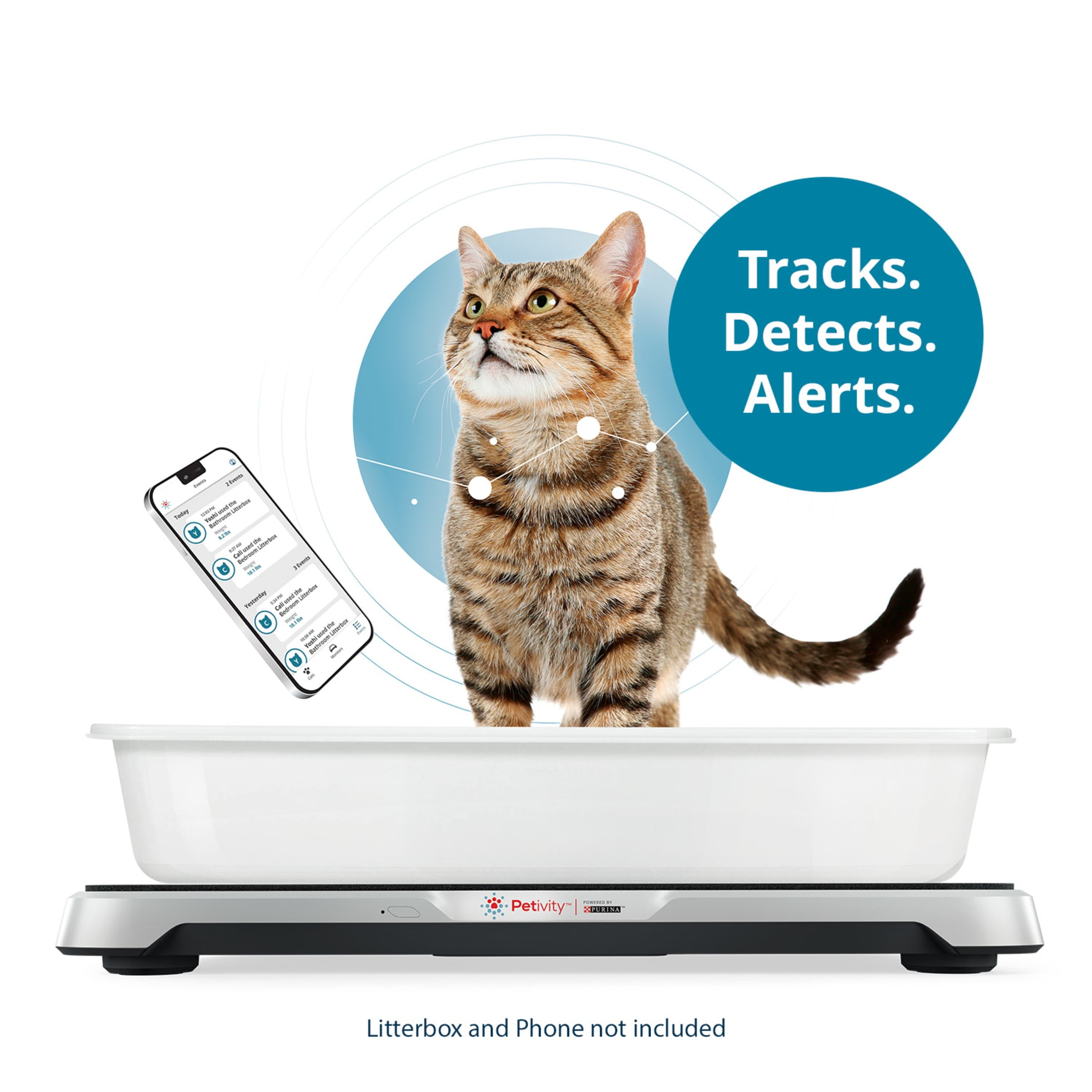 Purina Petivity Health Monitoring Cat Litter Box Small System, 5.5 lb. Box