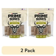 (2 pack) Purina Prime Bones Limited Ingredient Small Dog Treats, Chew Stick With Wild Venison, 21 oz. Pouch