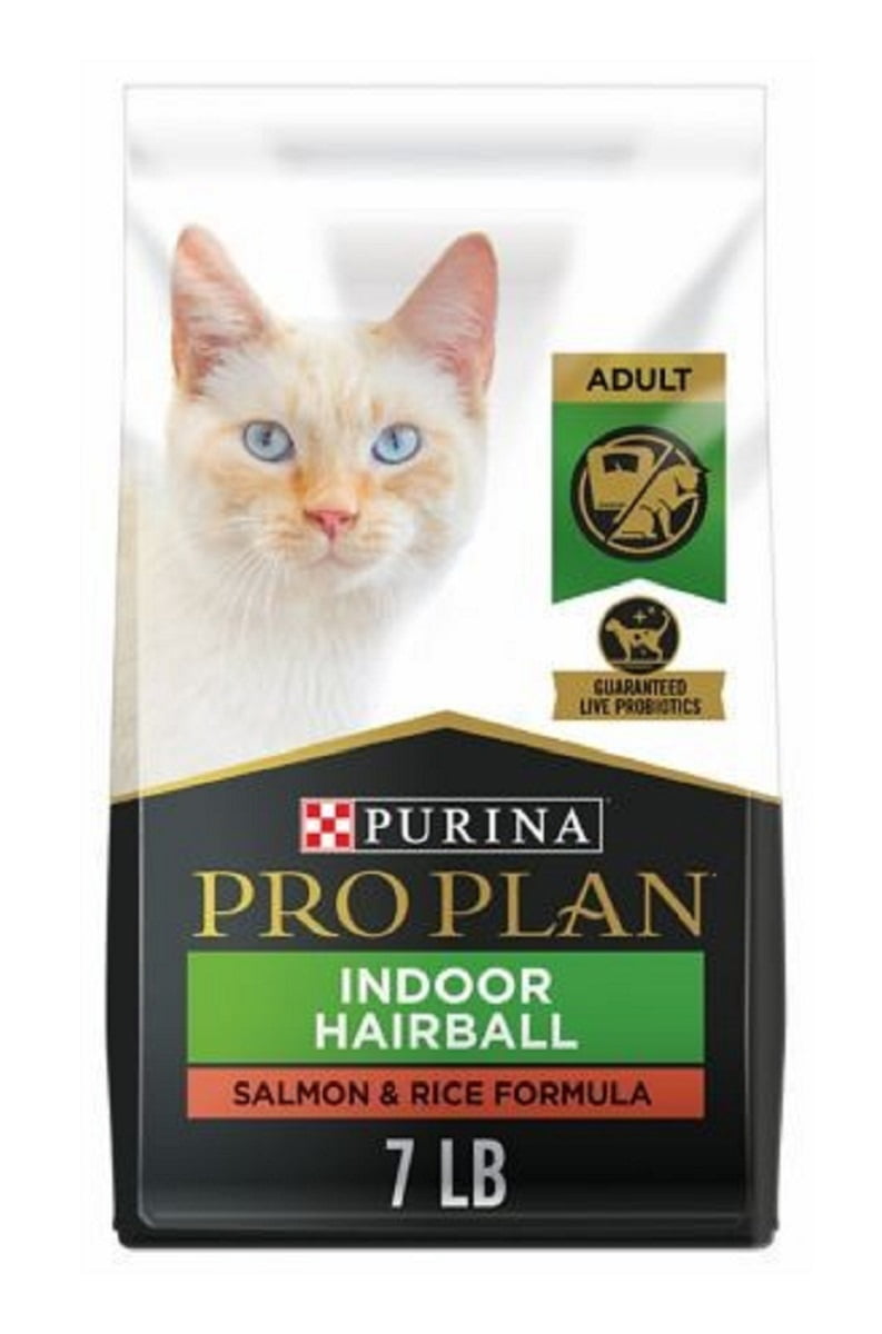 Purina Pro Plan 3810013143 Hairball Control Salmon & Rice 7 lb Bag Dry
