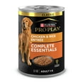 thumbnail image 1 of Purina Pro Plan Complete Essentials Classic Wet Dog Food Pate, Chicken and Rice Entrée, 13 oz Can, 1 of 12