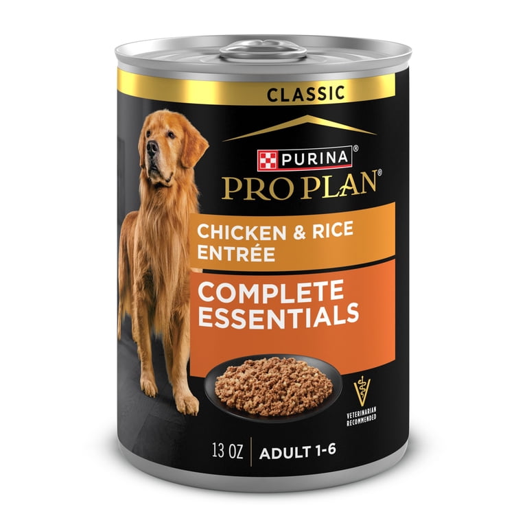 ProPlanウェットフード85g×84パック Purina Pro Plan Wet Dog Food Pate Chicken and Rice, 13 oz Cans, 12